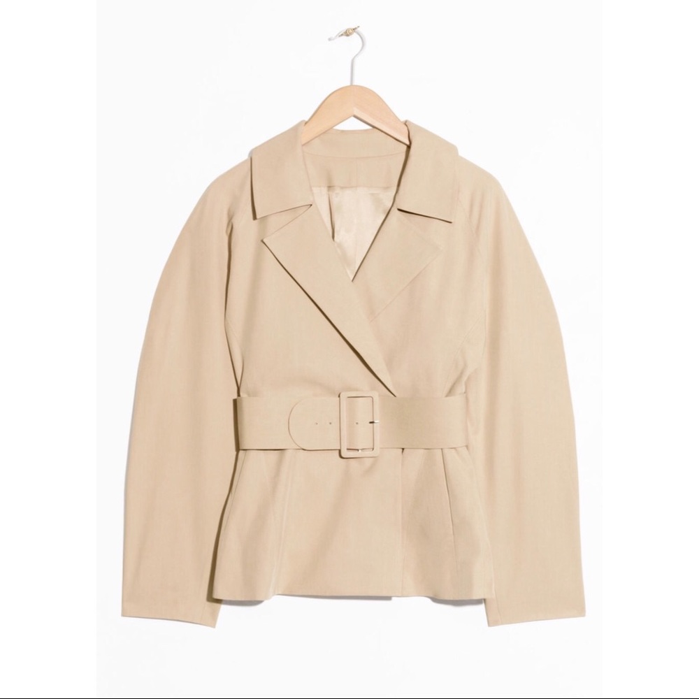 Amazing & Other Stories Belted Safari Jacket - Picture 6 of 10